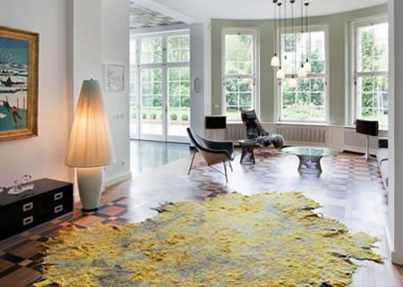 Frisian Wouw το τσόχινο χαλί της Ruckstuhl από τον Claudy Jongstra